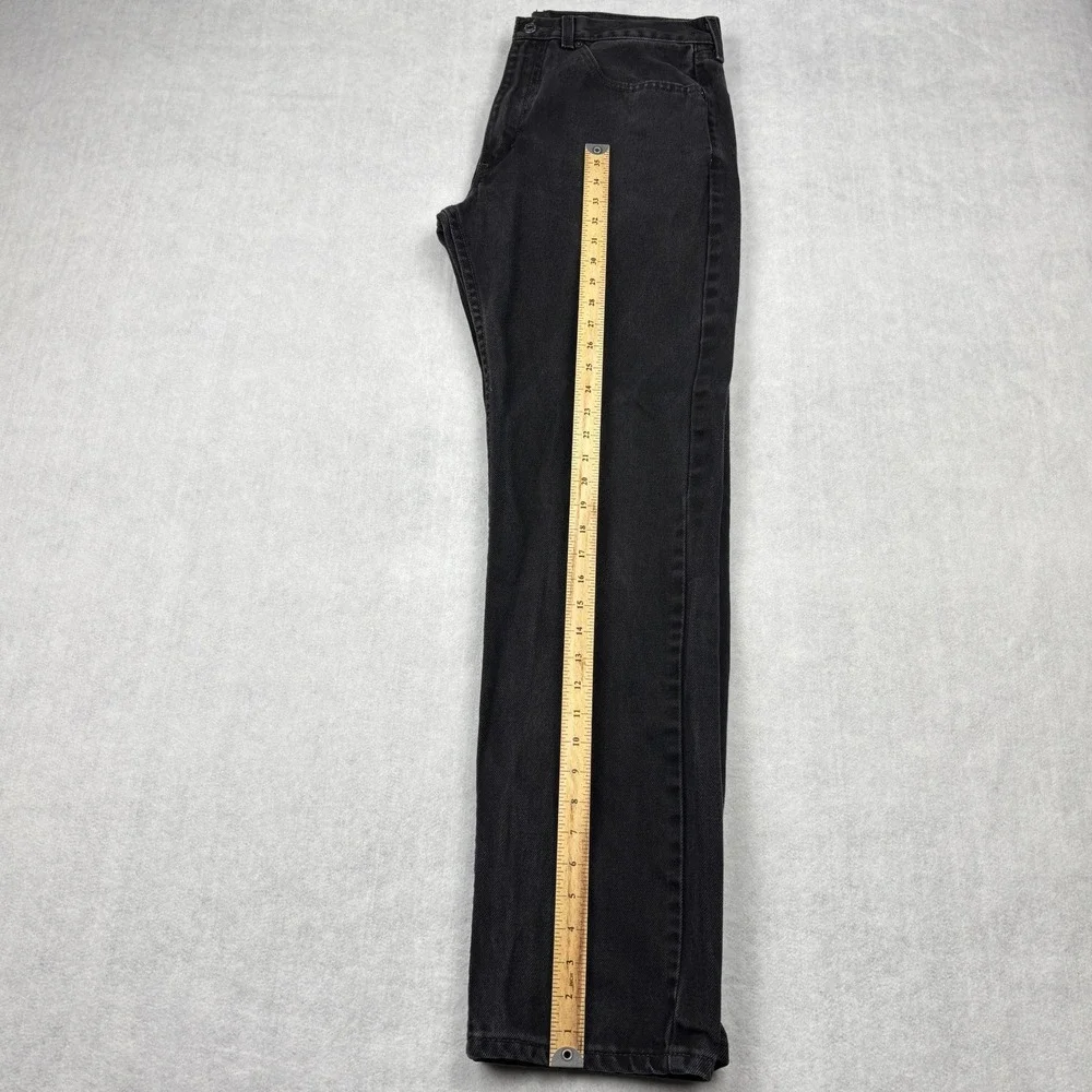 Levis 505 Jeans Mens 34x34 Black Regular Fit Straight Leg 100 Cotton Denim Pants